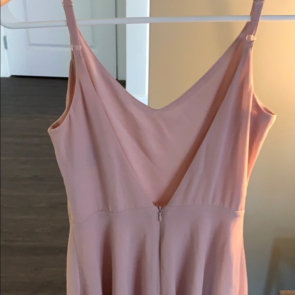 HUSH Blush open back dress - Picture 3 of 5
